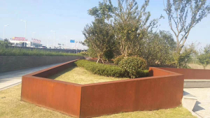 船营耐候钢挡土墙