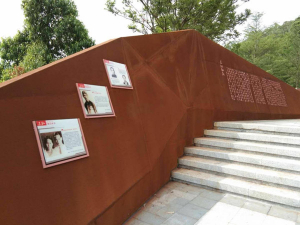 船营耐候钢挡土墙